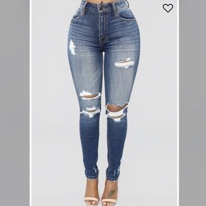 Don’t believe it’s skinny jeans – dark denim